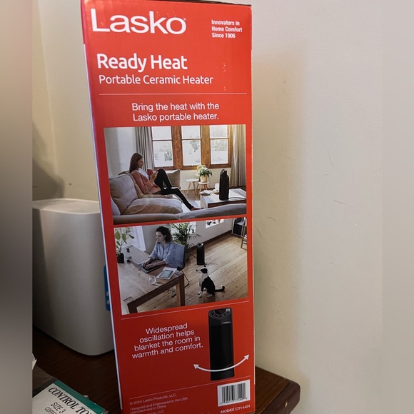 Lasko Ready Heat Black Tower Heater- 1500 W, 14 inches - Picture 3 of 4